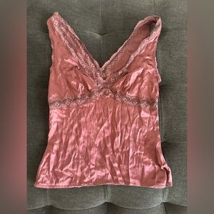 D&G dolce gabanna silk top , color dark maroon , size S